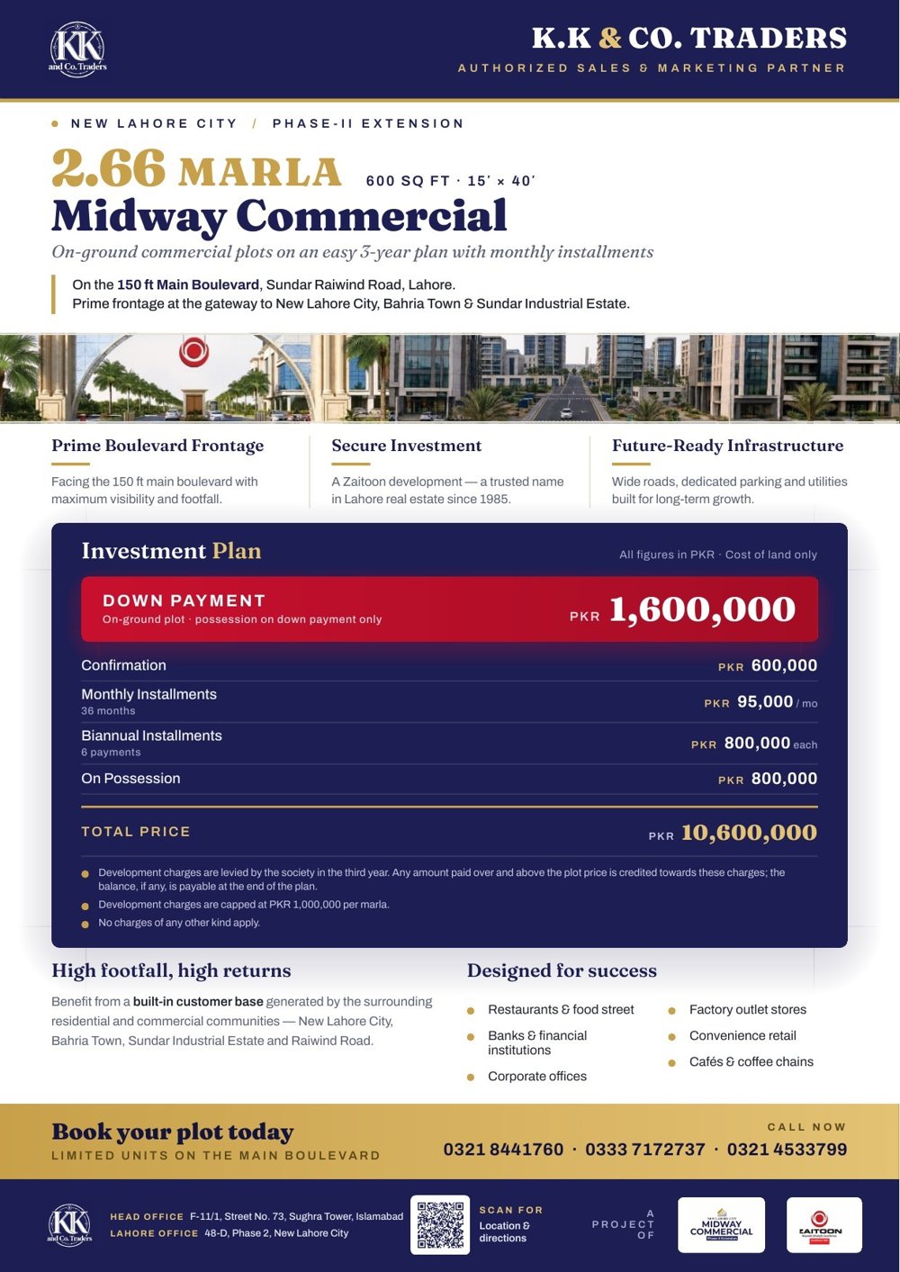 Midway Commercial payment plan